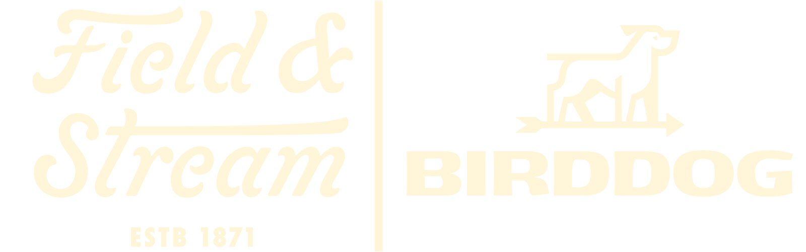 Field & Stream x BirdDog Logo