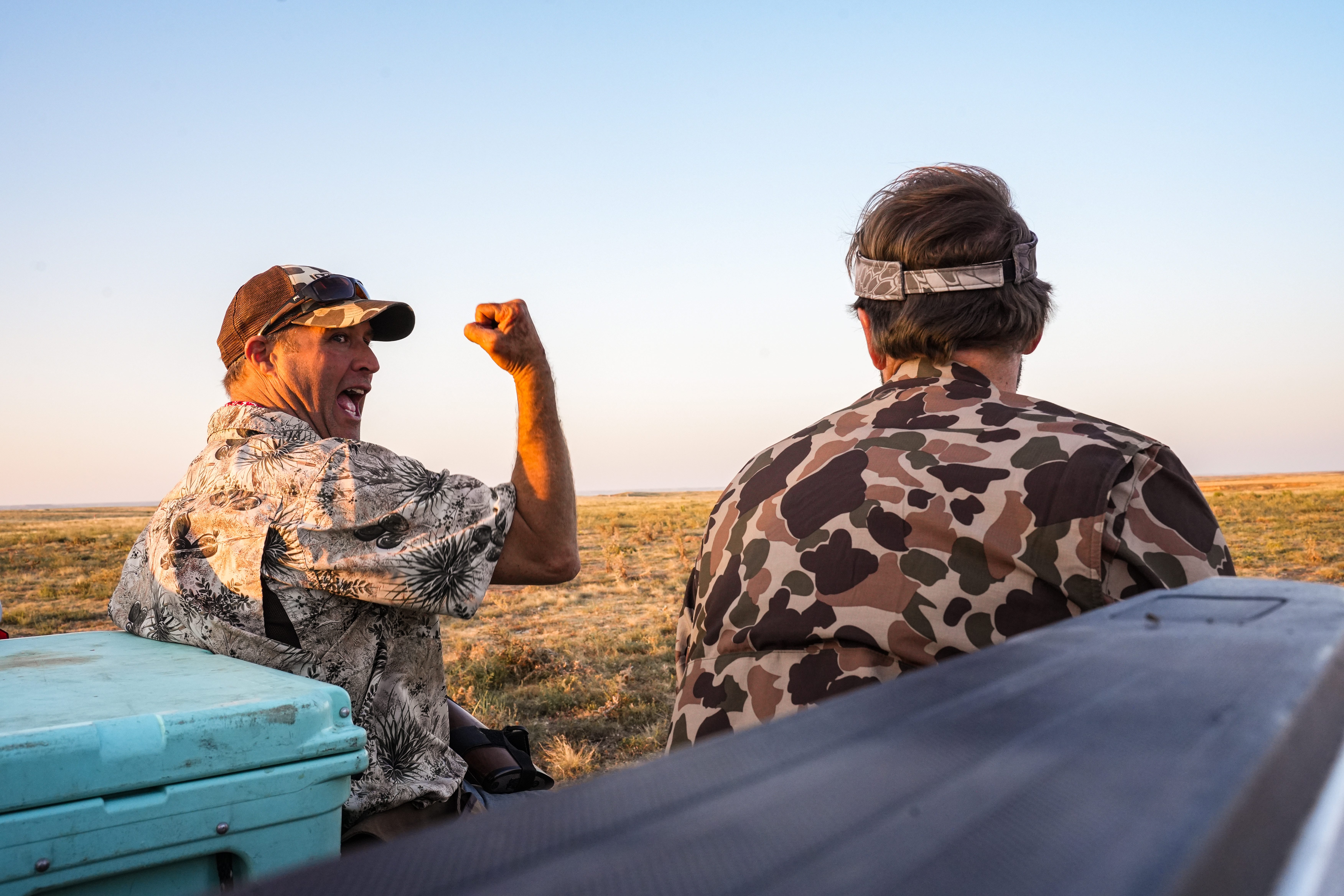Corporate dove hunt on private land during a BirdDog team building experience
