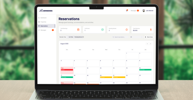 Step 4: Manage land listings, hunting bookings, lease payouts, and performance on BirdDog platform